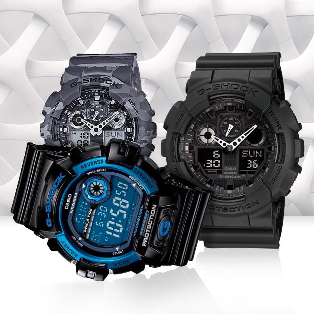 Casio G-Shock Men's Watches - 12 Colours and Styles
